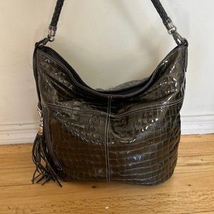 Brighton Pewter Mia Hobo Handbag